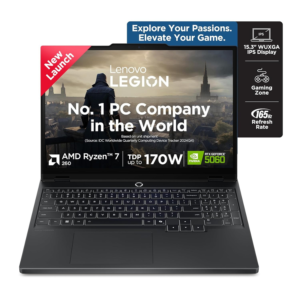 Lenovo Legion 5 AI Gaming Laptop (AMD Ryzen 7 260, RTX 5060 8GB) – 16GB RAM, 1TB SSD, 15″ WUXGA IPS 165Hz